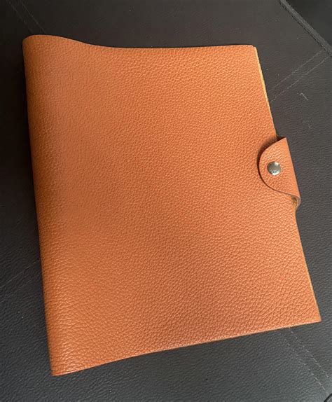 hermes ulysse leather notebook|Hermes mini notebook refill.